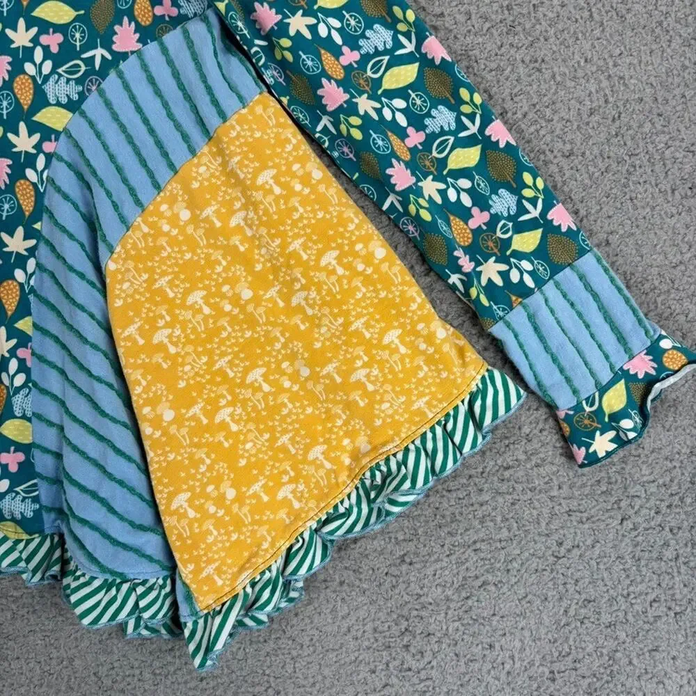 Matilda Jane Make Believe Footpath Tunic 10 Woodland Forest Whimsy Mixed Media